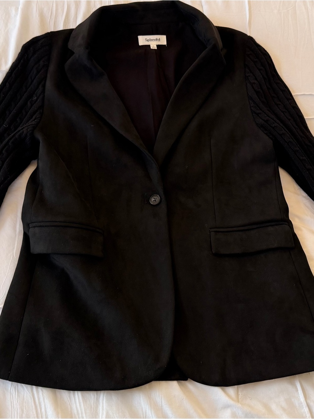 NWOT Splendid Adina Black Women's Tailored Blazer Jacket